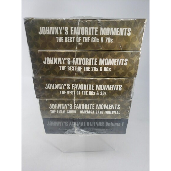 Johnny Carson Johnny's Favorite Moments Best Of Animal Hijinks 5 Set VHS NEW VTG - Picture 10 of 11